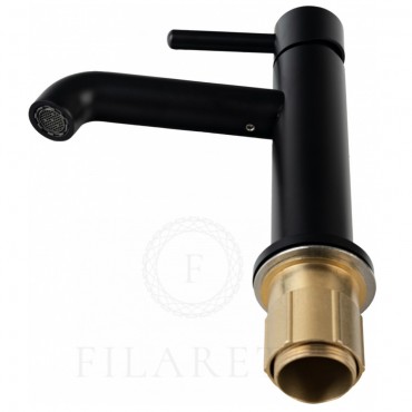 Cмеситель для раковины FILARETE Roun FL5020 Черный матовый