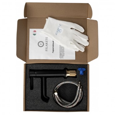 Cмеситель для раковины FILARETE Roun FL5020 Черный матовый