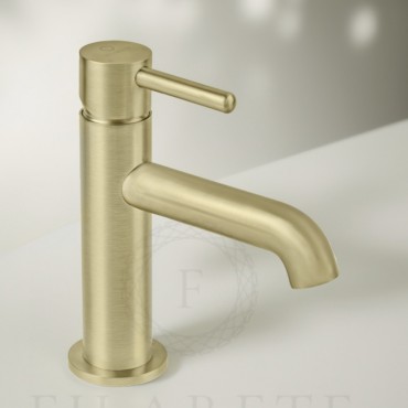 Cмеситель для раковины FILARETE Roun FL5020 Матовое золото