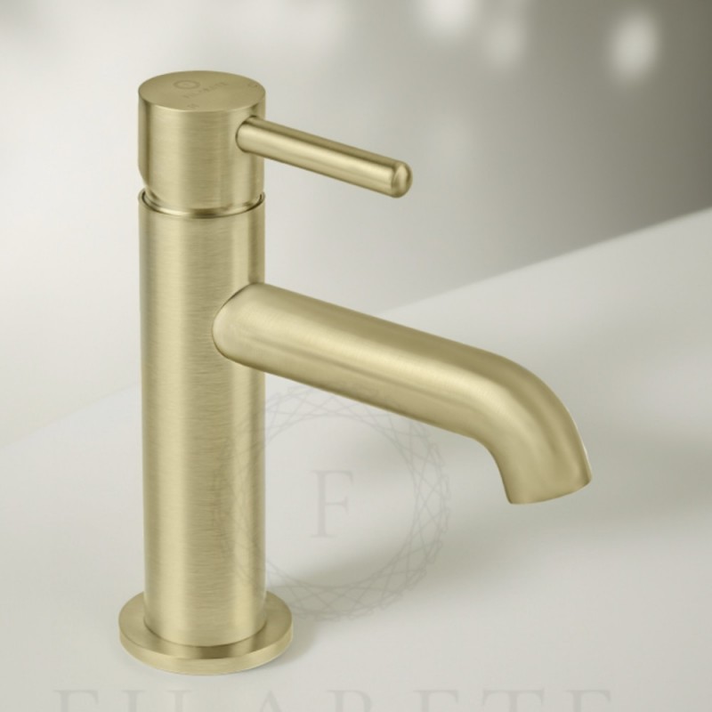 Cмеситель для раковины FILARETE Roun FL5020 Матовое золото