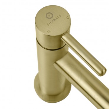 Cмеситель для раковины FILARETE Roun FL5020 Матовое золото