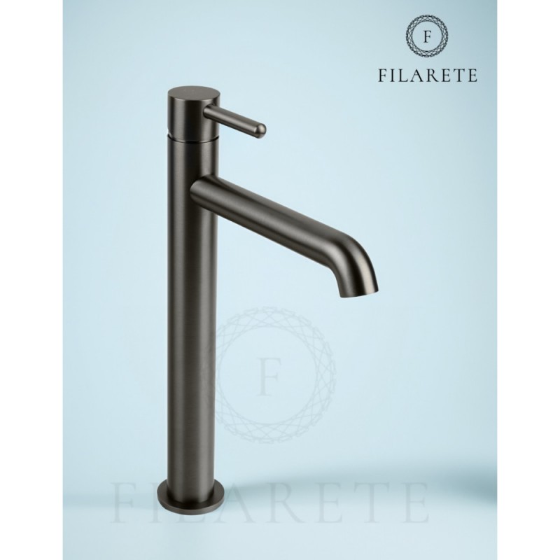 Cмеситель для раковины FILARETE Roun FL6020 Оружейная сталь