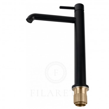 Cмеситель для раковины FILARETE Roun FL6020 Черный матовый