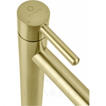 Cмеситель для раковины FILARETE Roun FL6020 Матовое золото