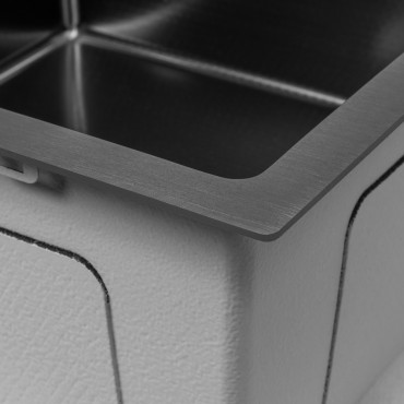 Кухонная Мойка ARFEKA ECO AR 550*450 BLACK PVD NANO DECOR