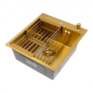 Кухонная мойка ARFEKA ECO AR 450*500 Gold