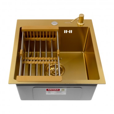 Кухонная мойка ARFEKA ECO AR 450*500 Gold