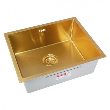 Кухонная Мойка ARFEKA ECO AR 550*450 GOLD PVD NANO