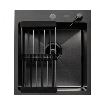 Кухонная мойка ARFEKA ECO AR 450*500 BLACK DECOR