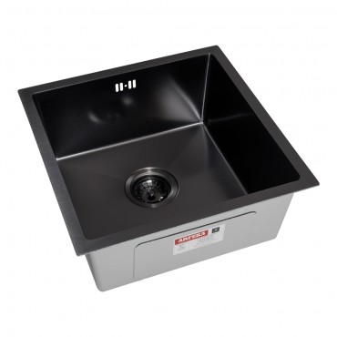 Кухонная Мойка ARFEKA ECO AR 450*450 BLACK PVD NANO DECOR