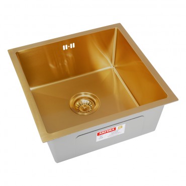 Кухонная Мойка ARFEKA ECO AR 450*450 GOLD PVD NANO