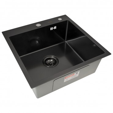 Кухонная Мойка ARFEKA ECO AR 500*500 BLACK PVD NANO DECOR