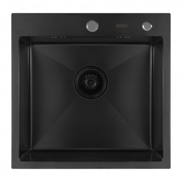 Кухонная Мойка ARFEKA ECO AR 500*500 BLACK PVD NANO DECOR