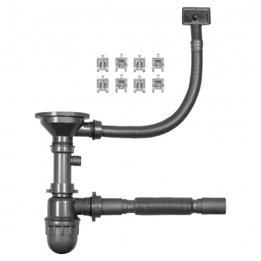 Кухонная Мойка ARFEKA ECO AR 500*500 BLACK PVD NANO DECOR MILLET GRAINS