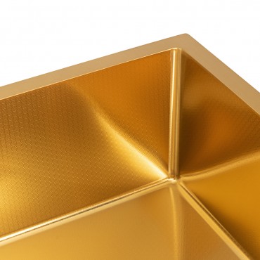 Кухонная Мойка ARFEKA ECO AR 500*500 GOLD PVD NANO DECOR