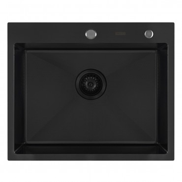 Кухонная Мойка ARFEKA ECO AR 600*500 BLACK PVD NANO DECOR