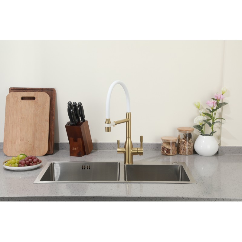 Смеситель для кухонной мойки Frap F4398-3 под фильтр