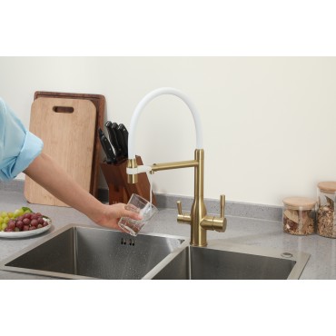 Смеситель для кухонной мойки Frap F4398-3 под фильтр