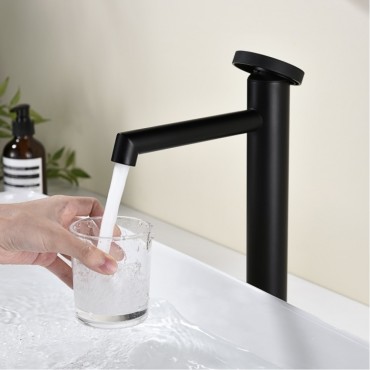 Смеситель для раковины GANZER 19112-C Чёрный