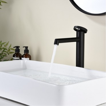 Смеситель для раковины GANZER 19112-C Чёрный