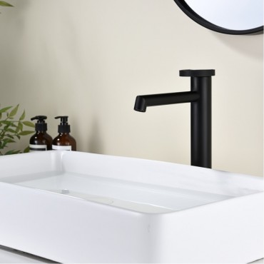 Смеситель для раковины GANZER 19112-C Чёрный