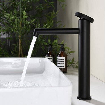 Смеситель для раковины GANZER 19112-C Чёрный