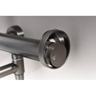 Смеситель для ванны GANZER 19132-Q Оружейная сталь