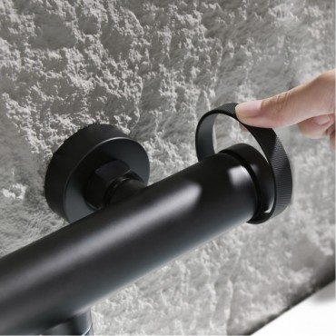 Смеситель для ванны GANZER 19132-C Чёрный