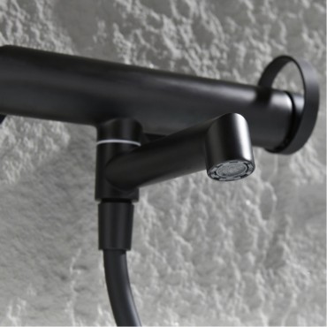 Смеситель для ванны GANZER 19132-C Чёрный