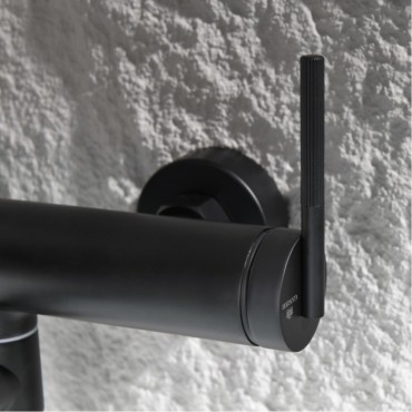 Смеситель для ванны GANZER 19132-C Чёрный