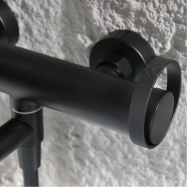 Смеситель для ванны GANZER 19132-C Чёрный