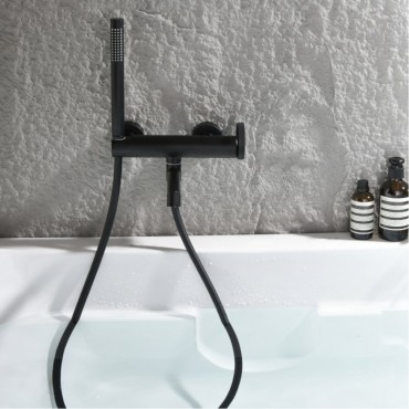 Смеситель для ванны GANZER 19132-C Чёрный