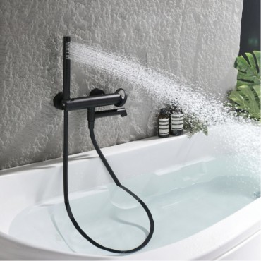 Смеситель для ванны GANZER 19132-C Чёрный