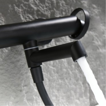 Смеситель для ванны GANZER 19132-C Чёрный