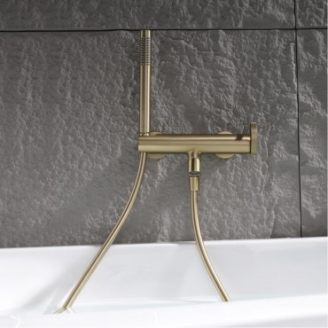 Смеситель для ванны GANZER 19132-S Матовое золото