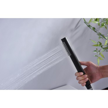 Встраиваемый смеситель для ванны Ganzer GZ19134-C Чёрный