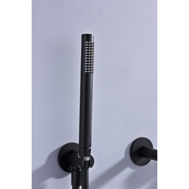 Встраиваемый смеситель для ванны Ganzer GZ19134-C Чёрный