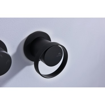 Встраиваемый смеситель для ванны Ganzer GZ19134-C Чёрный