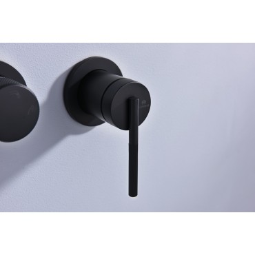 Встраиваемый смеситель для ванны Ganzer GZ19134-C Чёрный