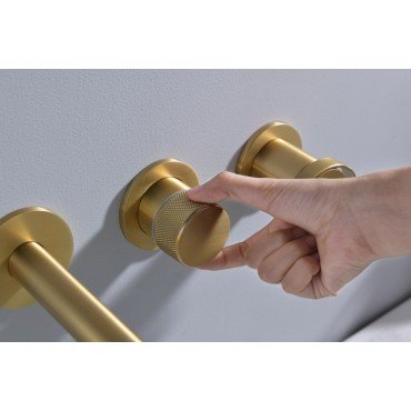 Встраиваемый смеситель для ванны Ganzer GZ19134-S Матовое золото