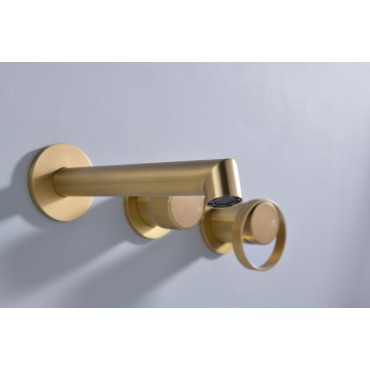 Встраиваемый смеситель для ванны Ganzer GZ19134-S Матовое золото