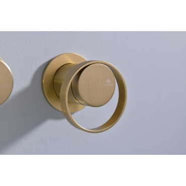 Встраиваемый смеситель для ванны Ganzer GZ19134-S Матовое золото