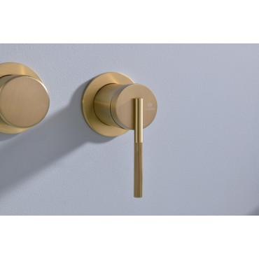 Встраиваемый смеситель для ванны Ganzer GZ19134-S Матовое золото