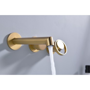 Встраиваемый смеситель для ванны Ganzer GZ19134-S Матовое золото