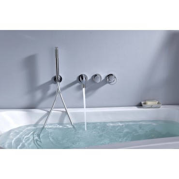 Встраиваемый смеситель для ванны Ganzer GZ19134 Хром