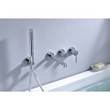 Встраиваемый смеситель для ванны Ganzer GZ19134 Хром