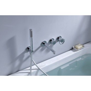 Встраиваемый смеситель для ванны Ganzer GZ19134 Хром