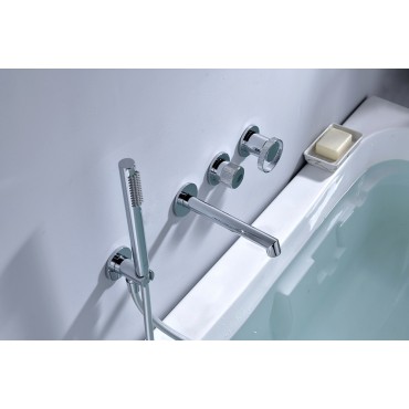 Встраиваемый смеситель для ванны Ganzer GZ19134 Хром