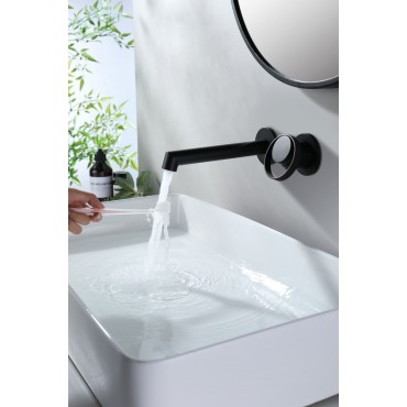 Смеситель встраиваемый раковины GANZER GZ19144-C Чёрный