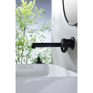 Смеситель встраиваемый раковины GANZER GZ19144-C Чёрный